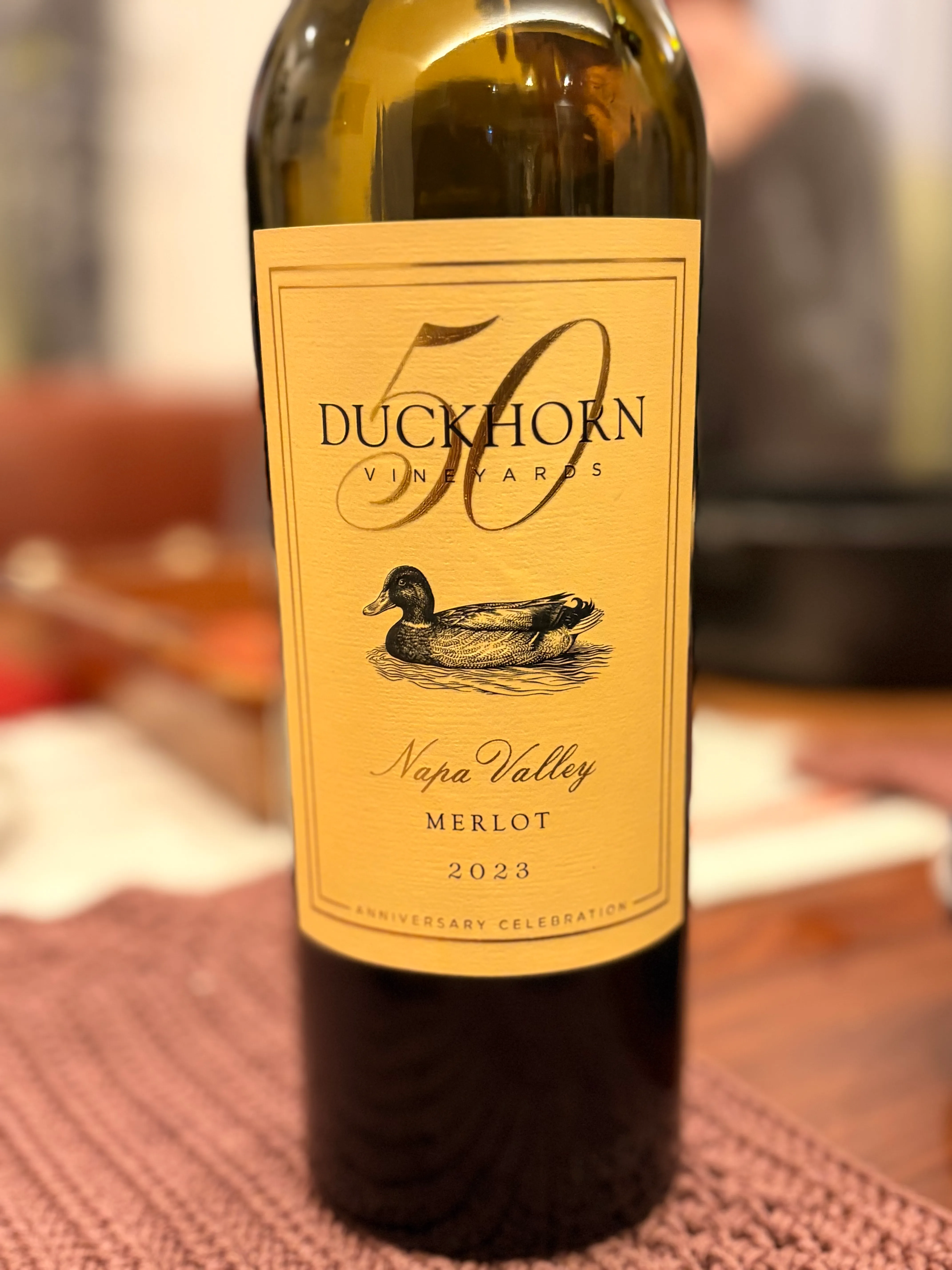 Duckhorn Vineyards / Napa Valley Merlot 2023 50th Anniversary